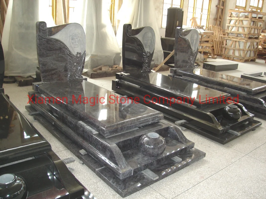 Factory Price Monument Western Style Tombstone Marble Granite Stone Gravestone