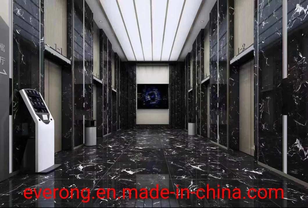 Cheap China Natural Stone Black Ice Flower Marble for Interior Floor Wall Tiles Slabs