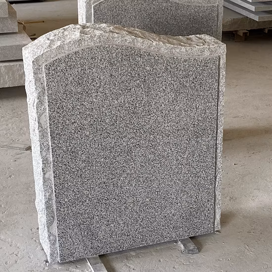 Fabrikpreis-Grabstein-Grabstein aus grauem Granit für Friedhofsgrabsteine ​​und Denkmäler