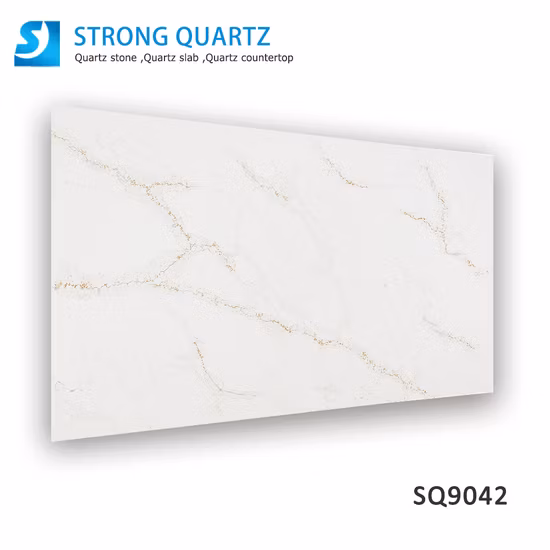 China 3200*1600mm Calacatta-Steinplatten weiß/schwarz/grau künstlich/technisch hergestellter Quarz Preis/Fabrik/Hersteller