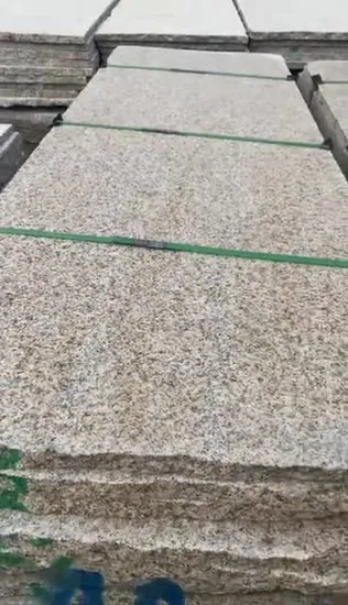 Baumaterialien G682 Beige Granitplatte für Innenarbeitsplatten/Außenpflaster